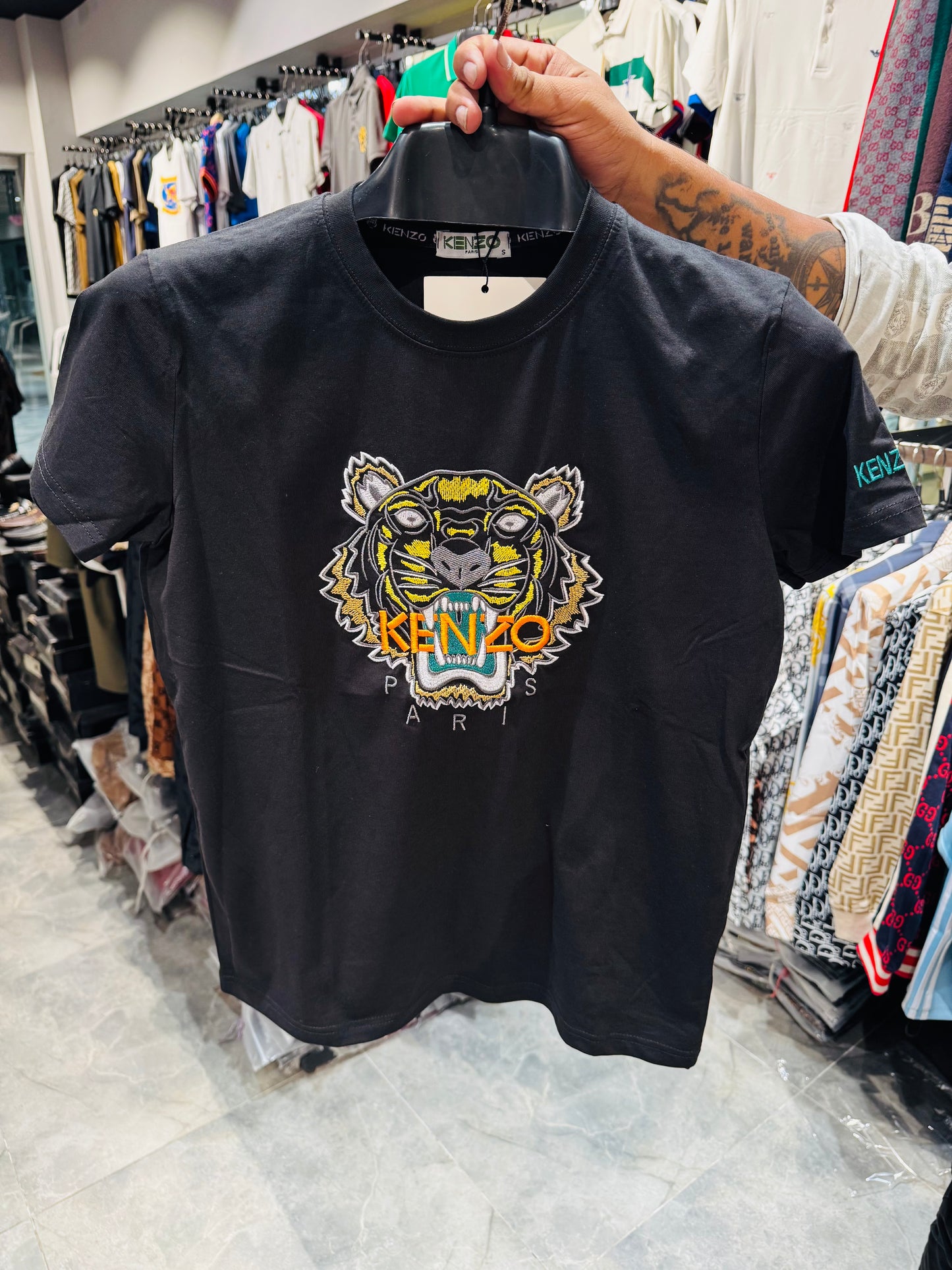 KENZO EMBROIDERY TURKEY TSHIRT