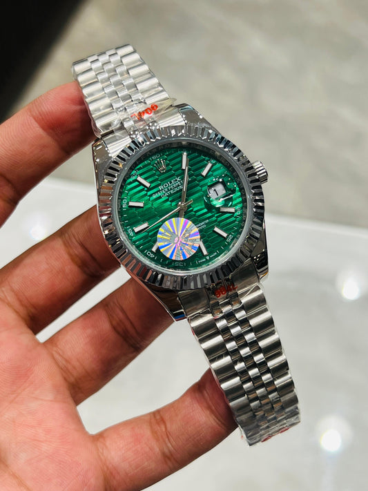 ROLEX MASTER GRADE PURE STEELNESS STEEL SPHIRE GLSSS AUTO