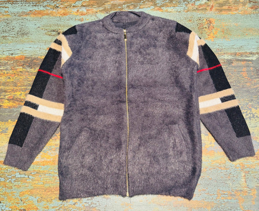 BURBERRY ZIPPER SWEATER