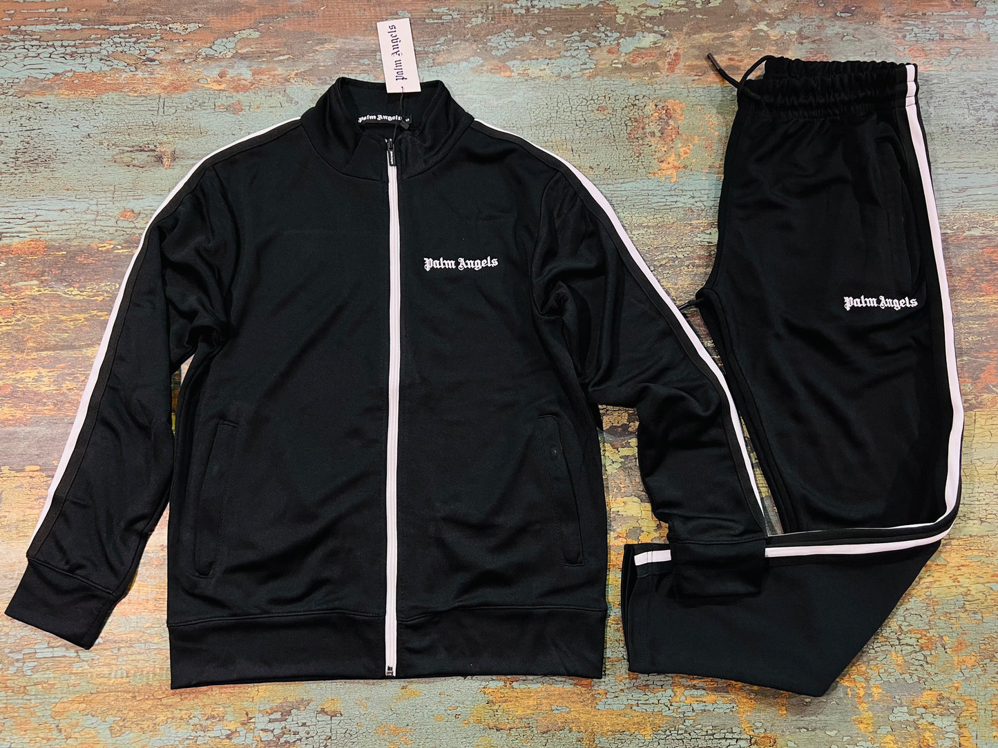 PALM ANGELS BLACK TRACKSUIT