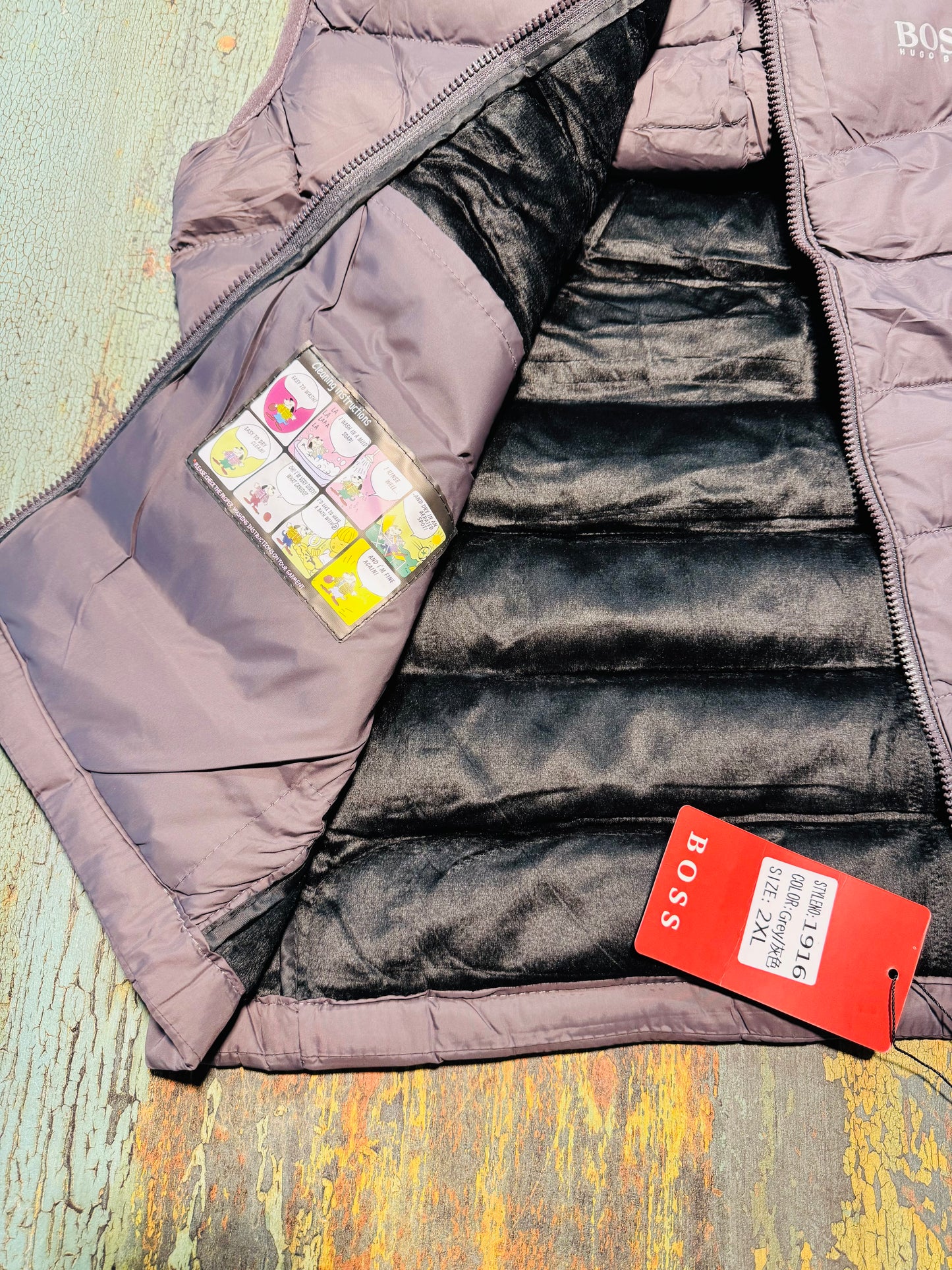 BOSS SLEEVLESS GREY
