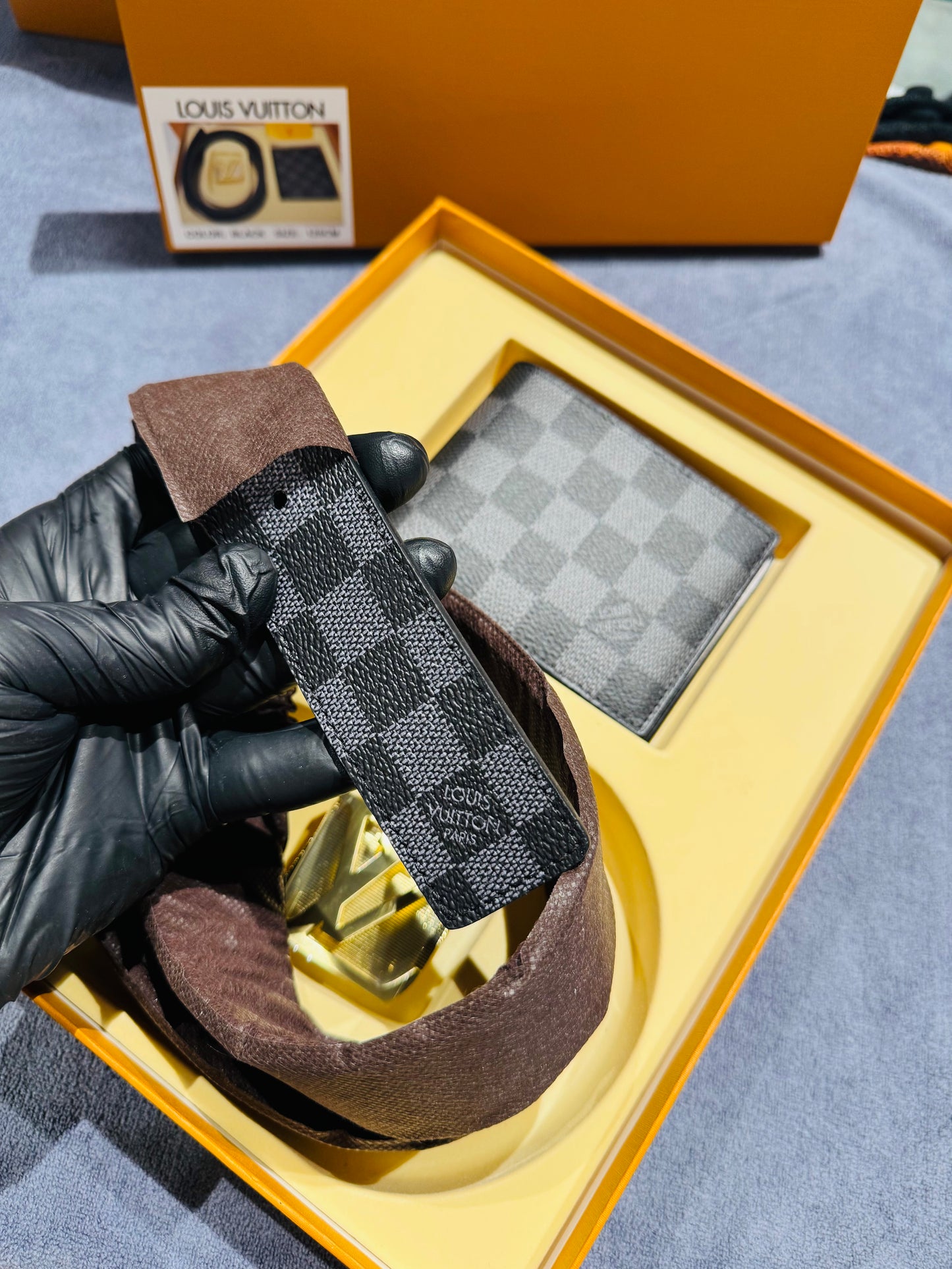 LV BELT AND WALLET