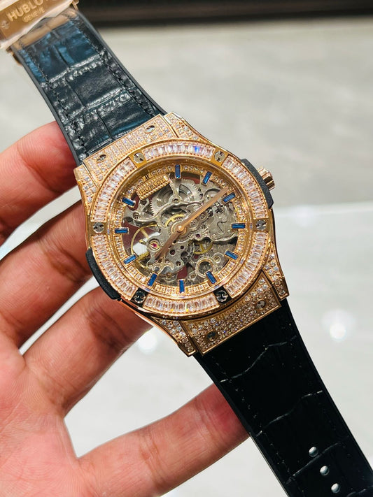 HUBLOT MASTER GRADE ZARCON FULL STONE SOHIRE GLSSS