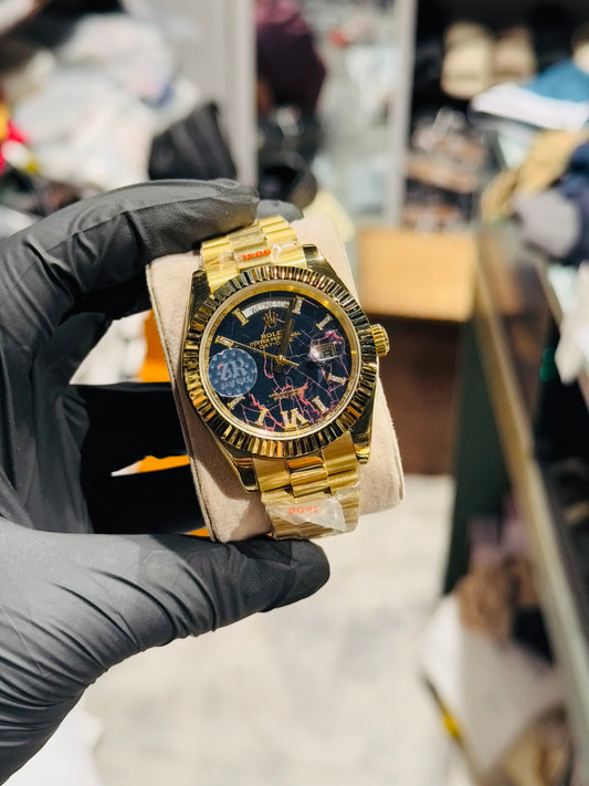ROLEX DAYDATE  MASTER GRADE PURE STEELNESSS STEEL