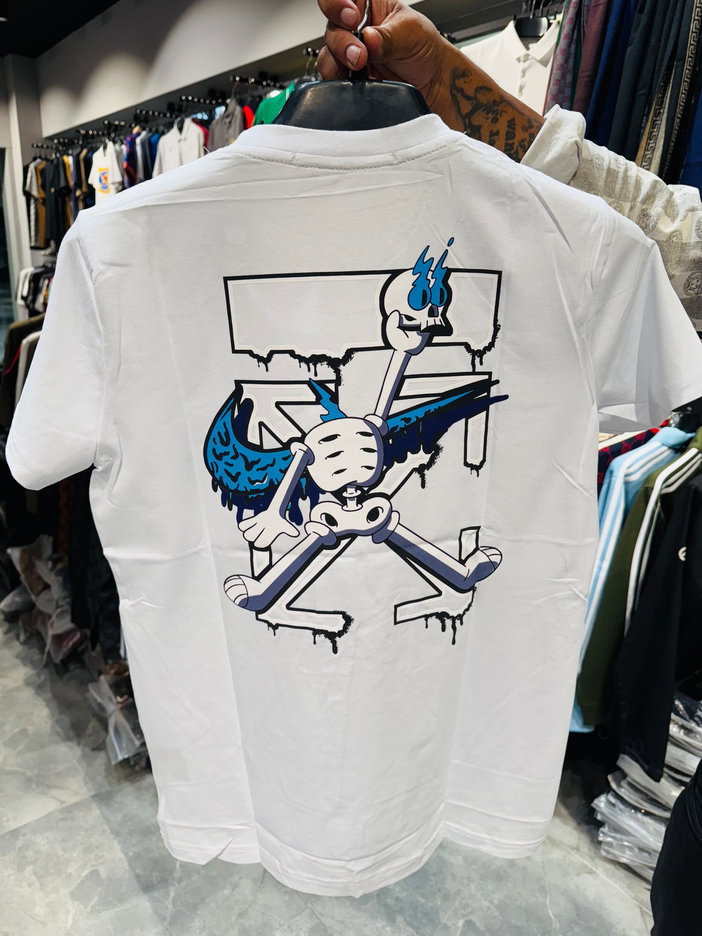 OFF WHITE EMBROIDERY TURKEY TSHIRT