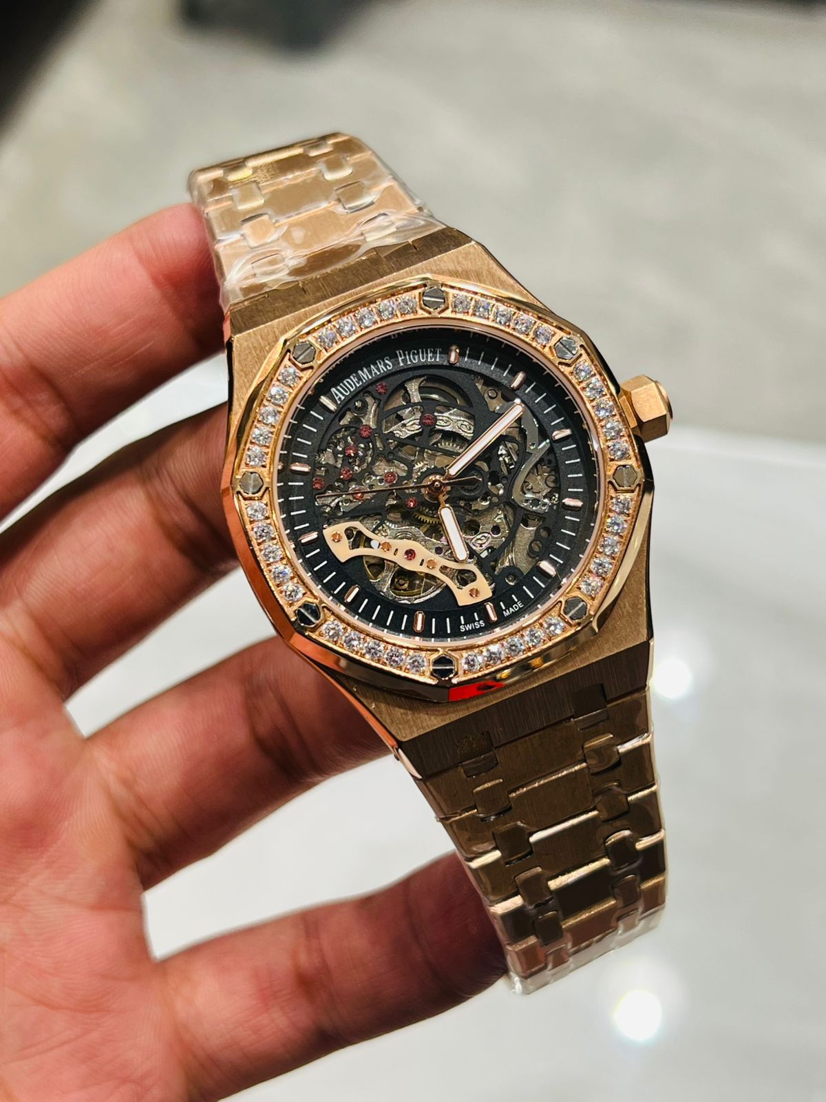 AP ZARCON SKELTON AUTO SPHIRE AAA WATCH PREMIUM