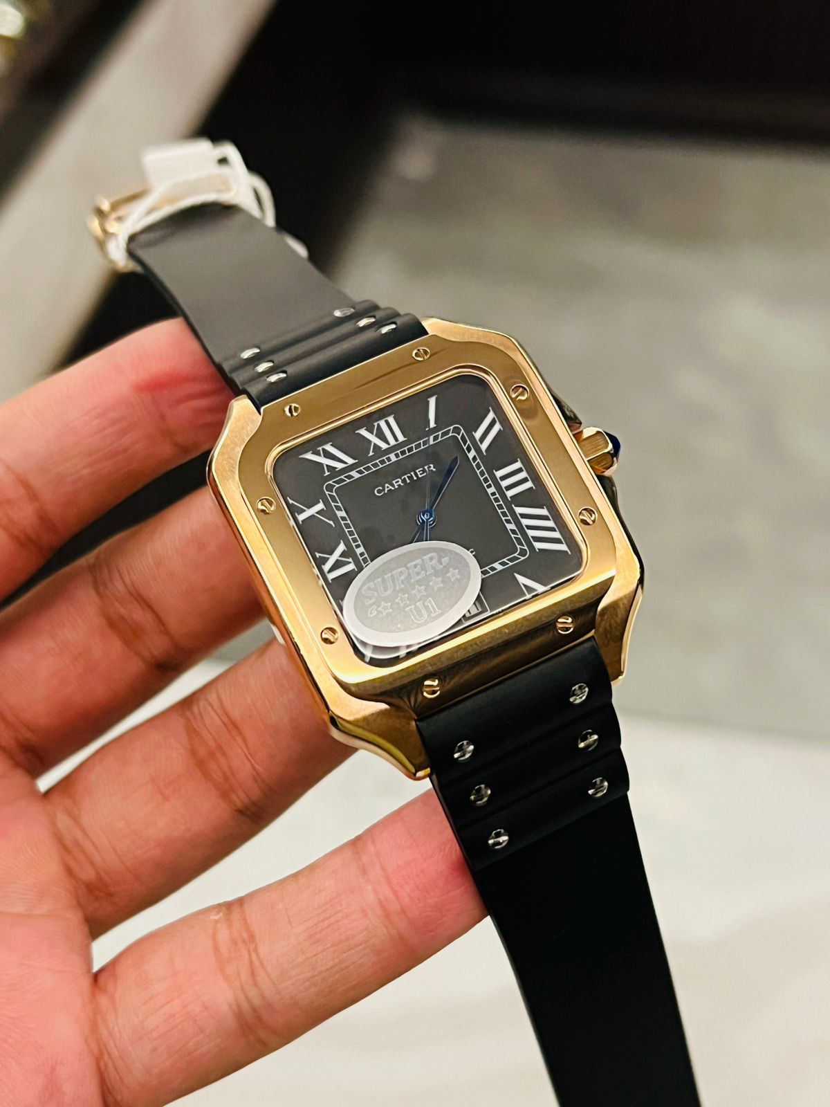 CARTIER SANTOS STRAP U1 FACTORY MASTER GRADE