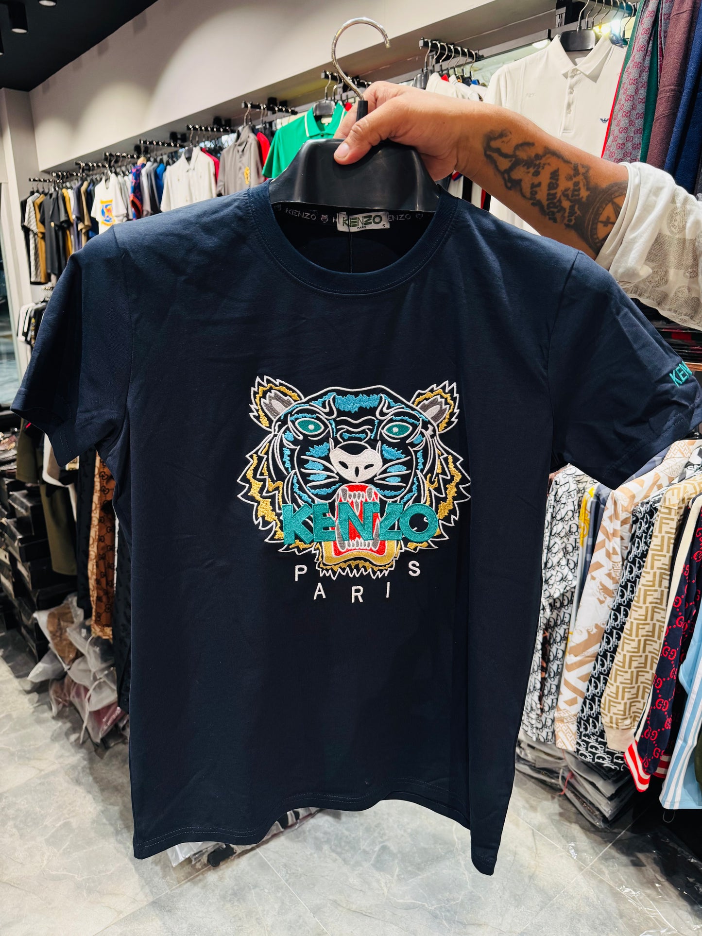 KENZO EMBROIDERY TURKEY TSHIRT