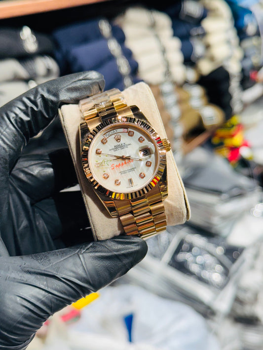 ROLEX DAYDATE MOTHER PIREL DIAL