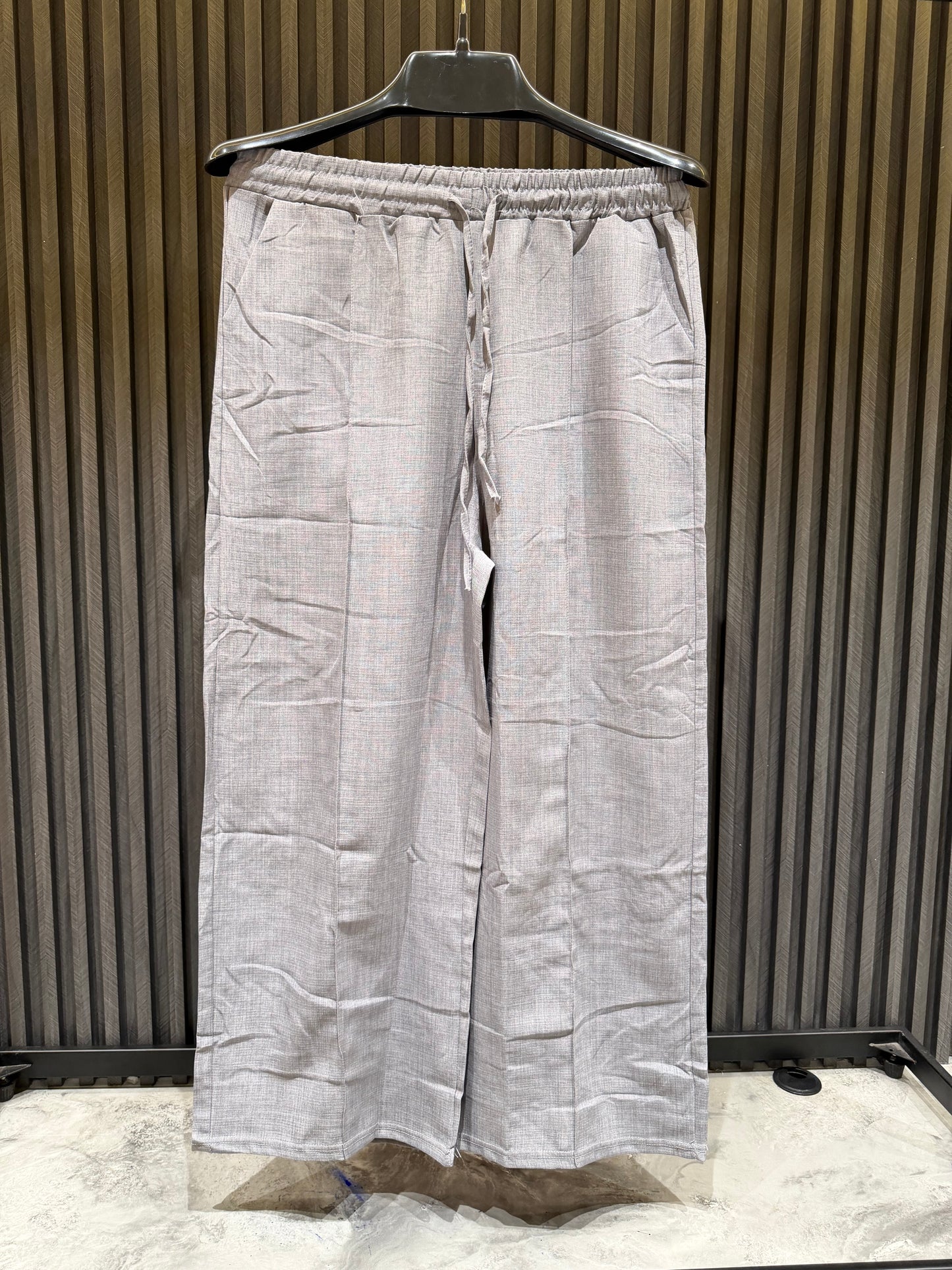 Relaxed Fit Linen Trousers
