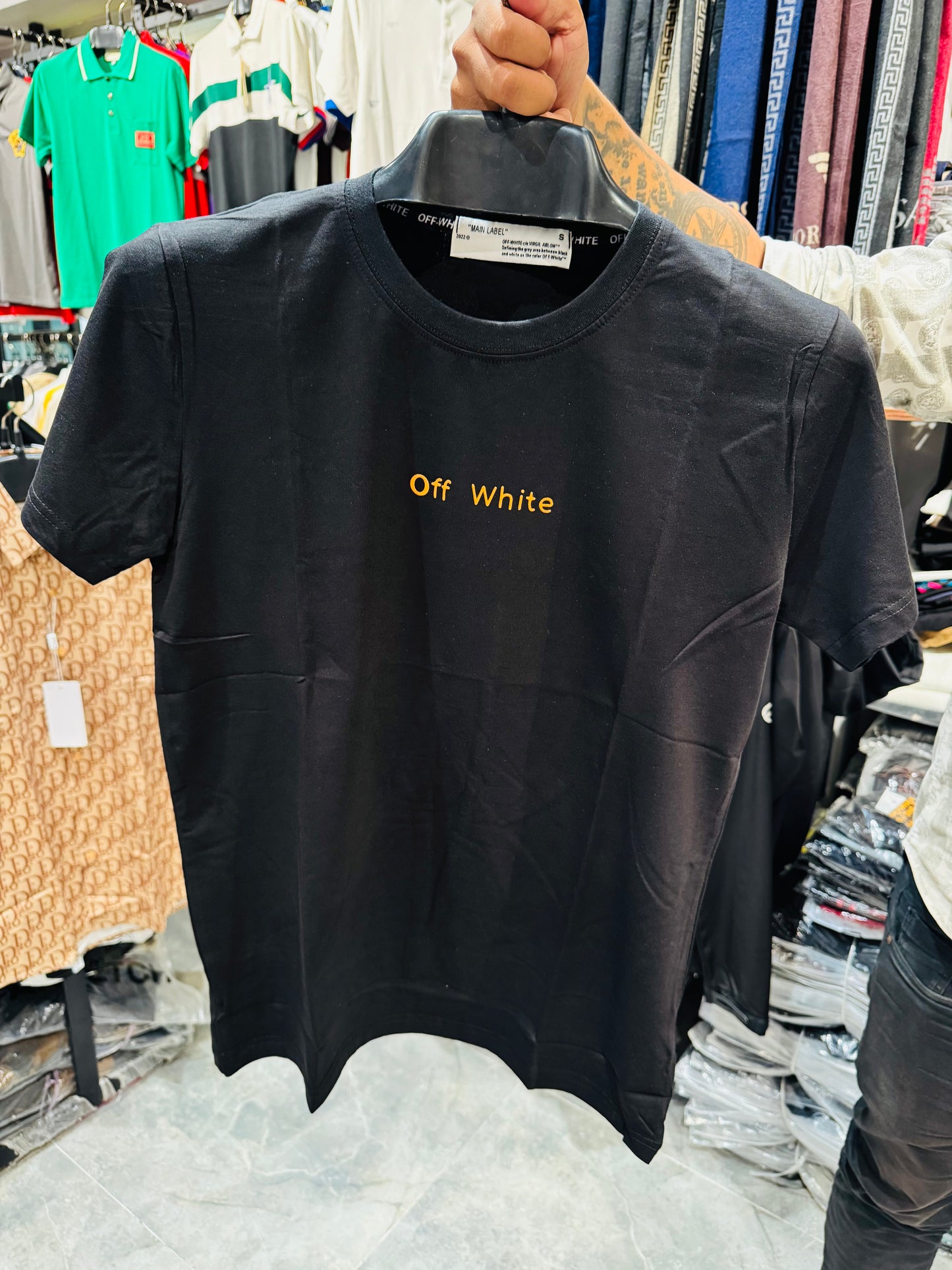 OFF WHITE EMBROIDERY TURKEY TSHIRT