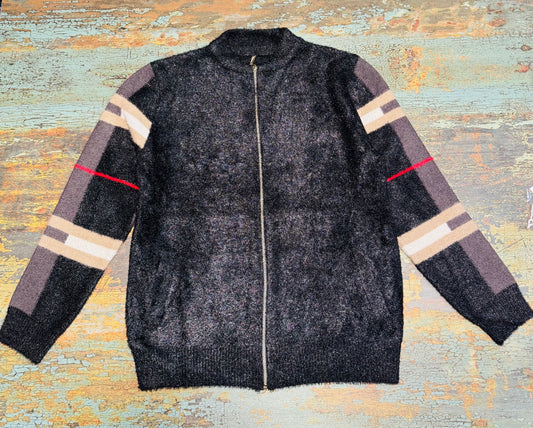 BURBERRY ZIPPER SWEATER