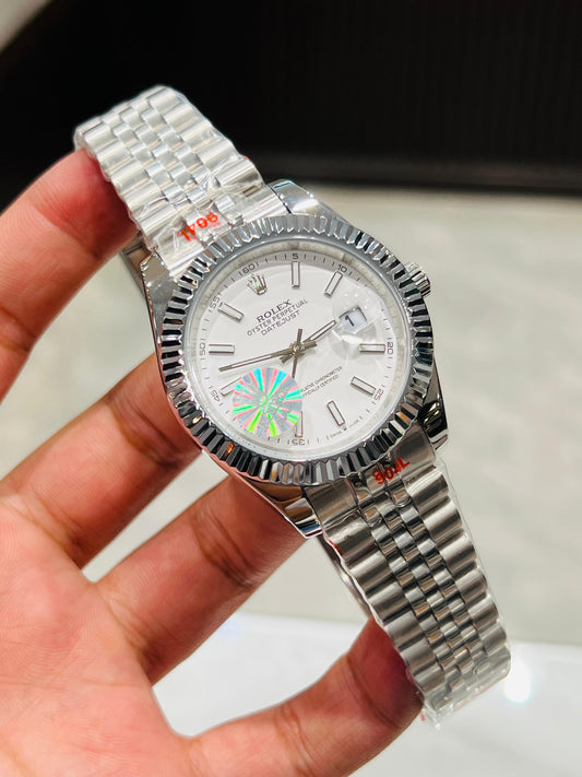 ROLEX MASTER GRADE PURE STEELNESS STEEL SPHIRE GLSSS AUTO