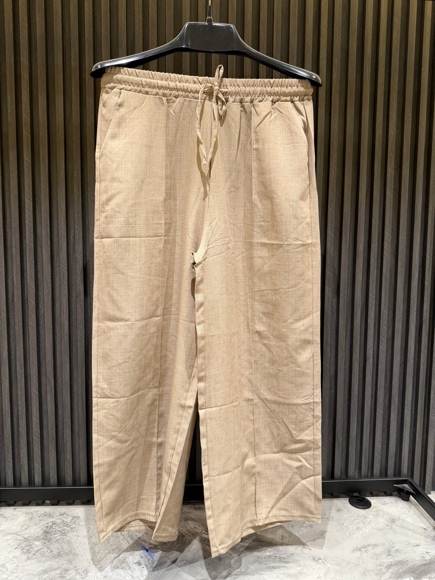 Relaxed Fit Linen Trousers