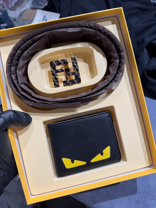 FENDI BELT AND WALLET