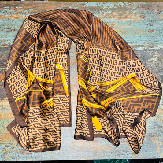 FENDI SILK SCARF