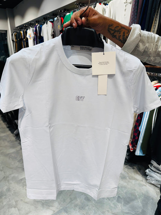 OFF WHITE EMBROIDERY TURKEY TSHIRT
