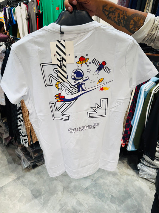 OFF WHITE EMBROIDERY TURKEY TSHIRT