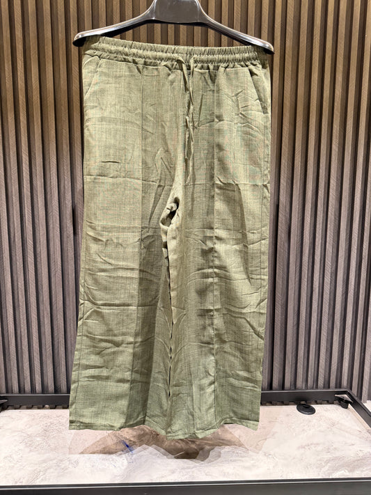 Relaxed Fit Linen Trousers