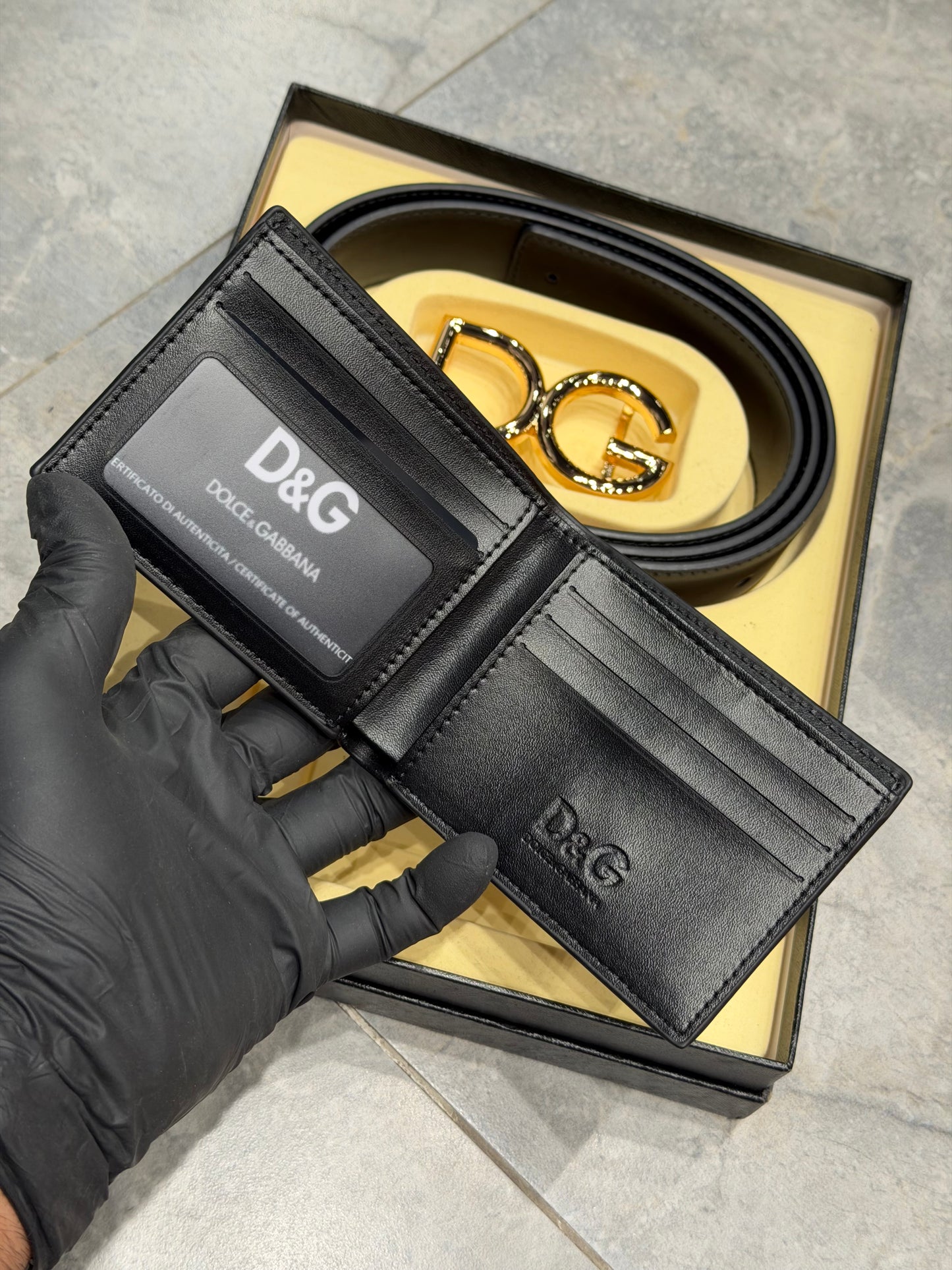 D&G BELT WALLET