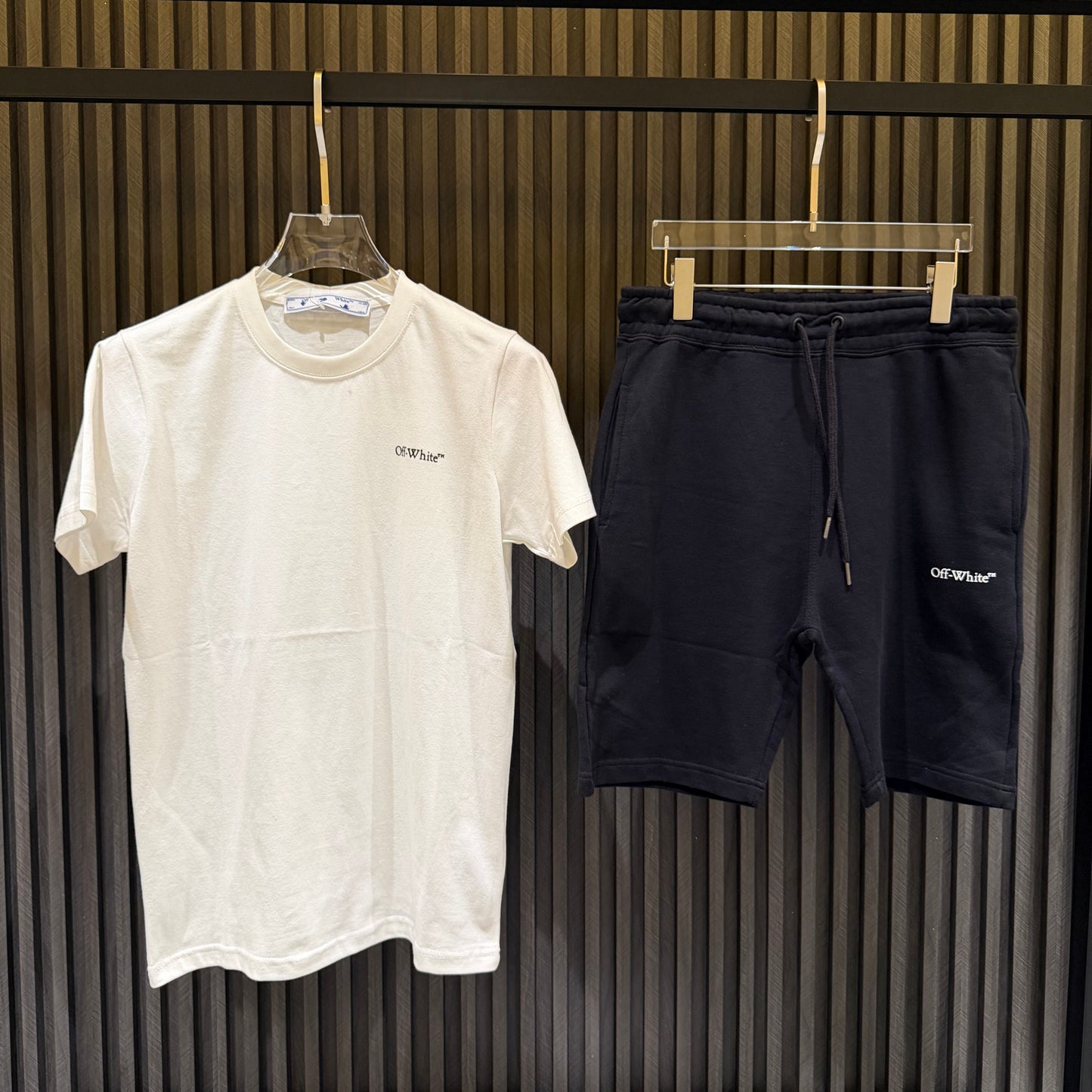 OFF WHITE SHORTSET