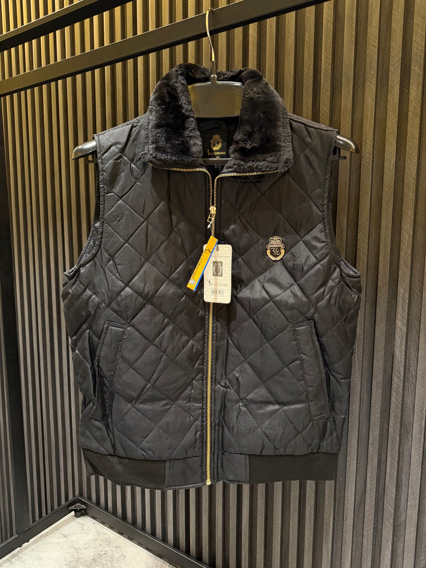 BILLIONAIRE SLEEVLESS JACKET