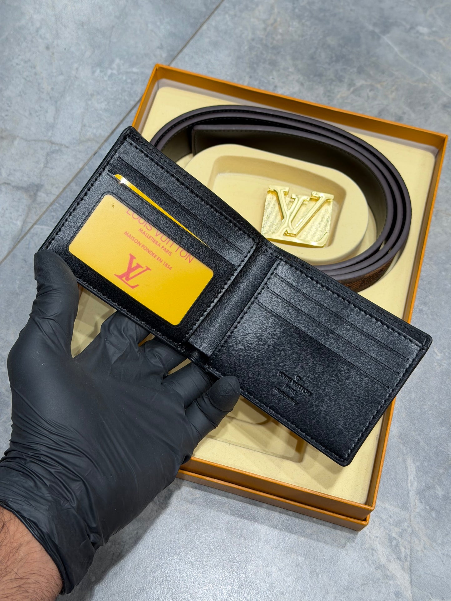 LV BELT WALLET