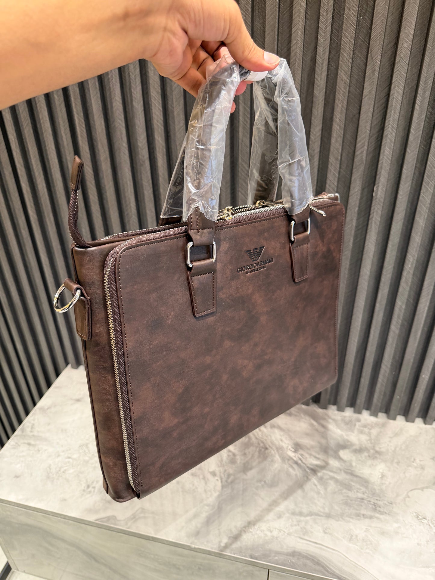 ARMANI LAPTOP BAG