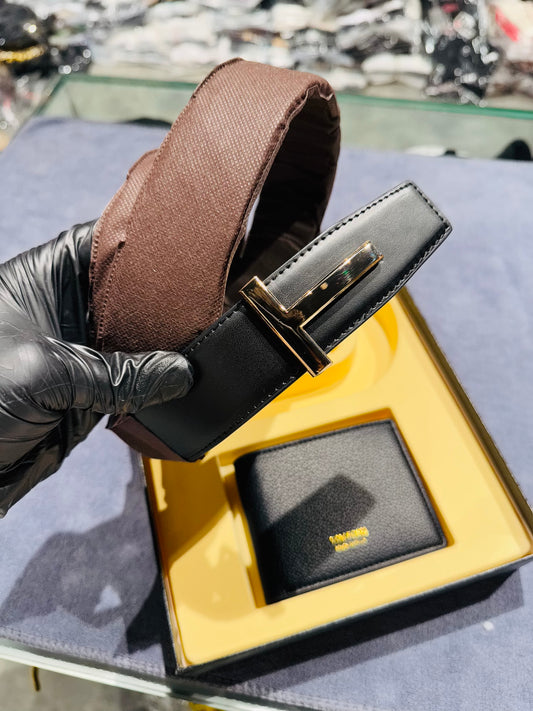 TOMFORD BELT AND WALLET