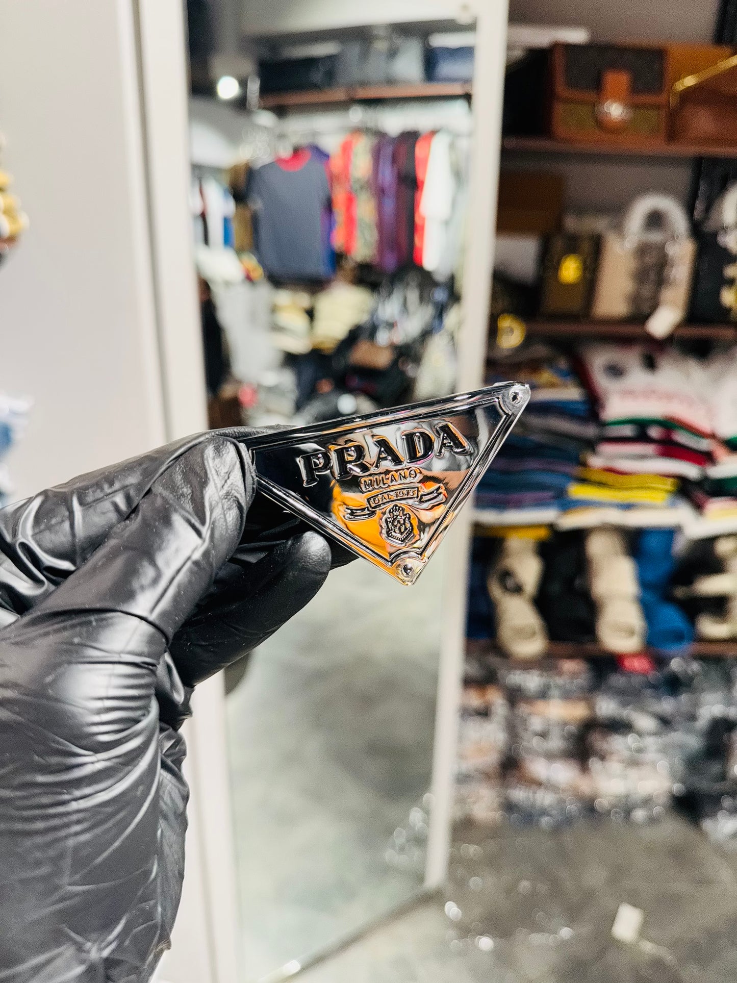 PRADA BELT AND WALLET