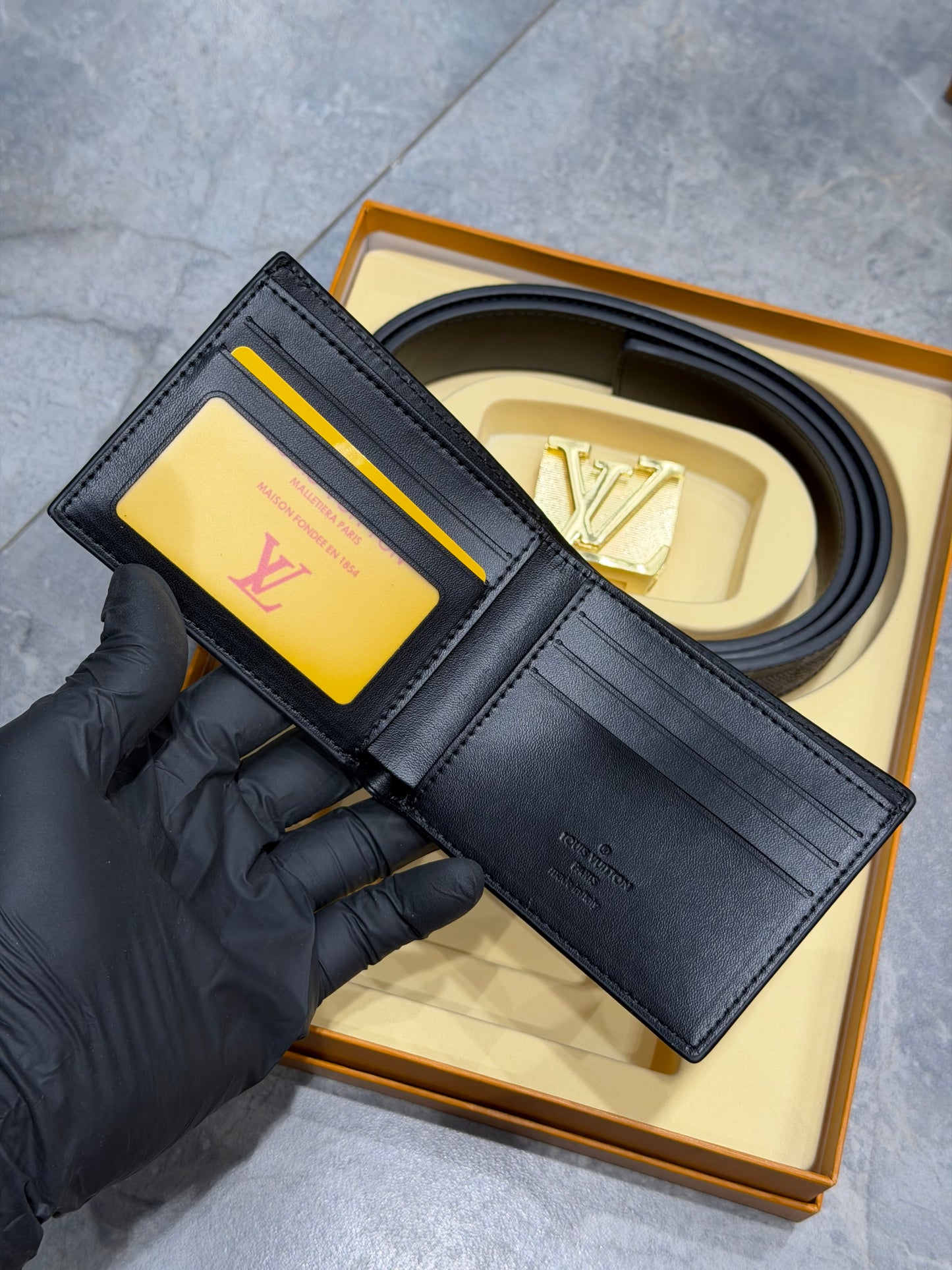 LV BELT WALLET