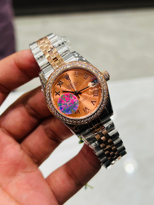 ROLEX LADIES YZ FACTORY ORIGINAL DATEJUST STEELNESS STEEL