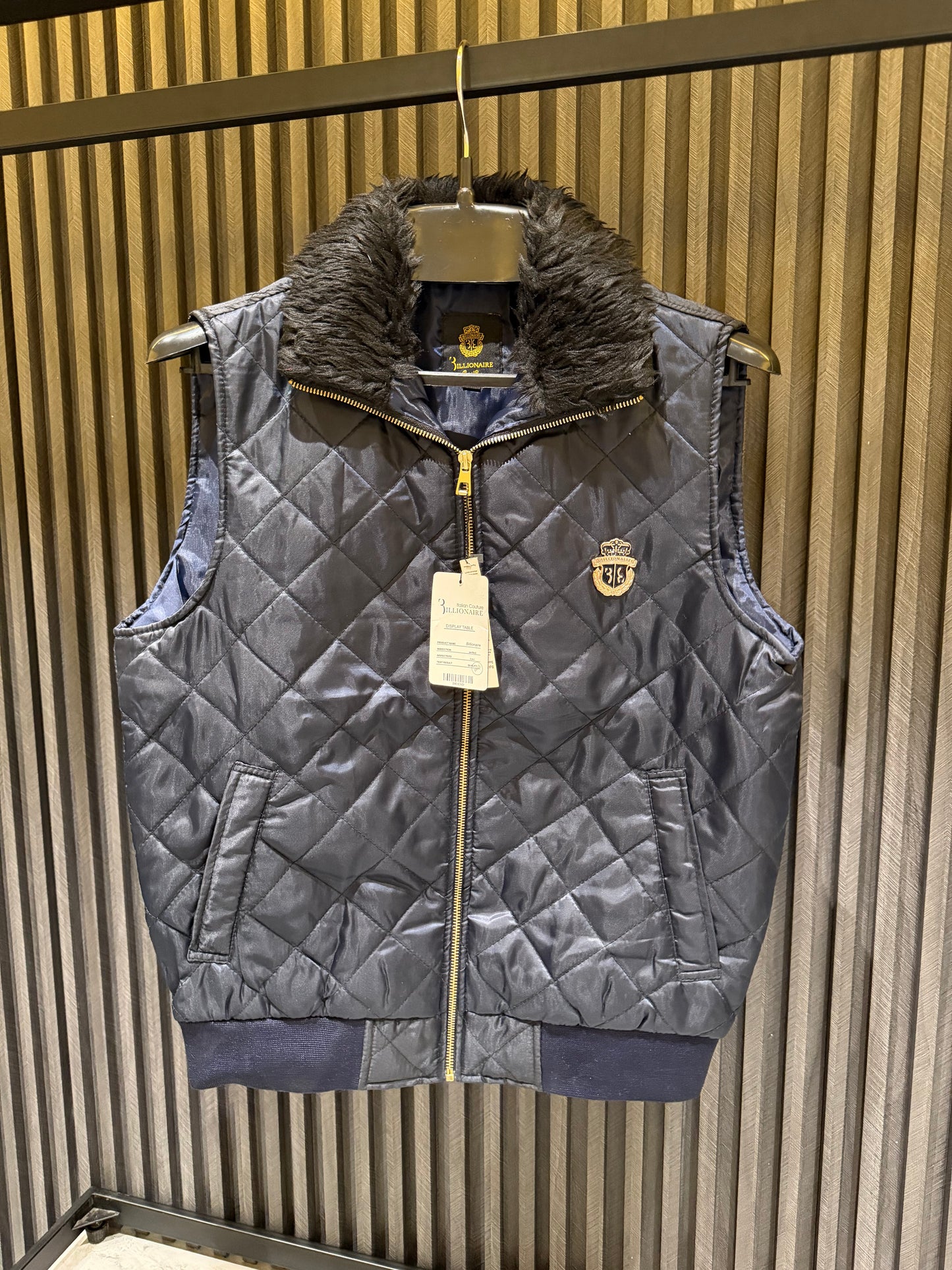 BILLIONAIRE SLEEVLESS JACKET