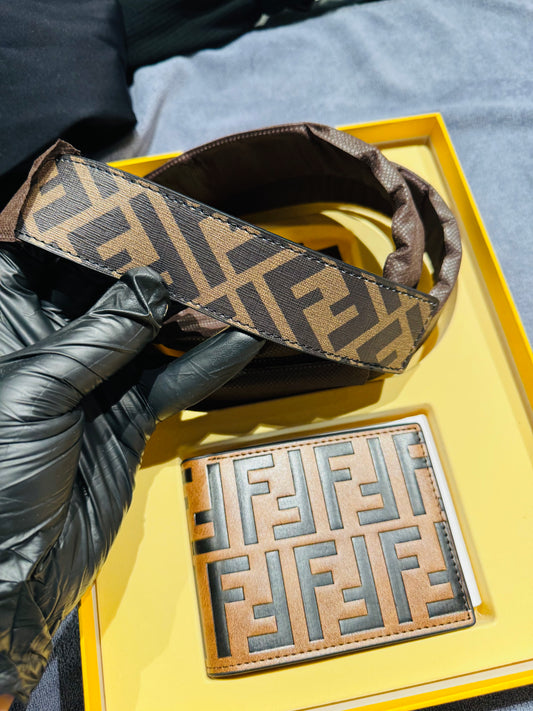 FENDI BELT AND WALLET