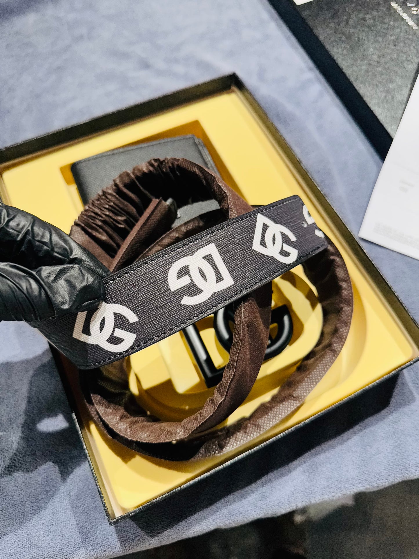 D&G BELT AND WALLET