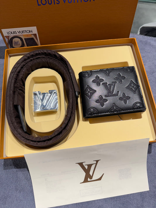 LV BELT AND WALLET