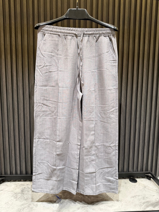 Relaxed Fit Linen Trousers