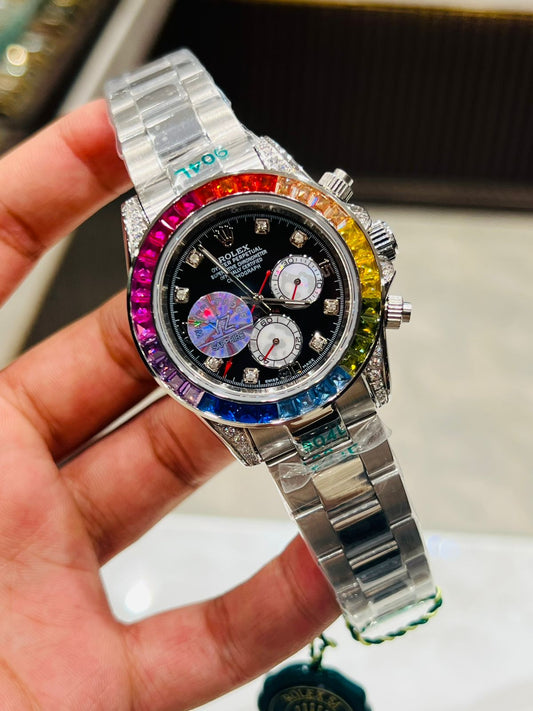 ROLEX DYTONA RAINBOW TOP NOTCH QULAITY AUTO SPHIRE GLSSS