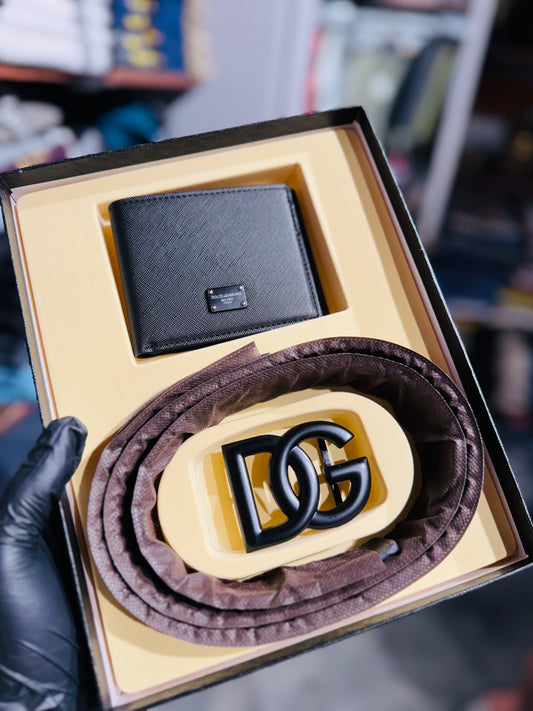 D&G BELT AND WALLET