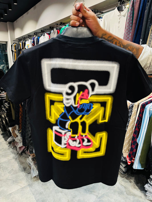 OFF WHITE EMBROIDERY TURKEY TSHIRT