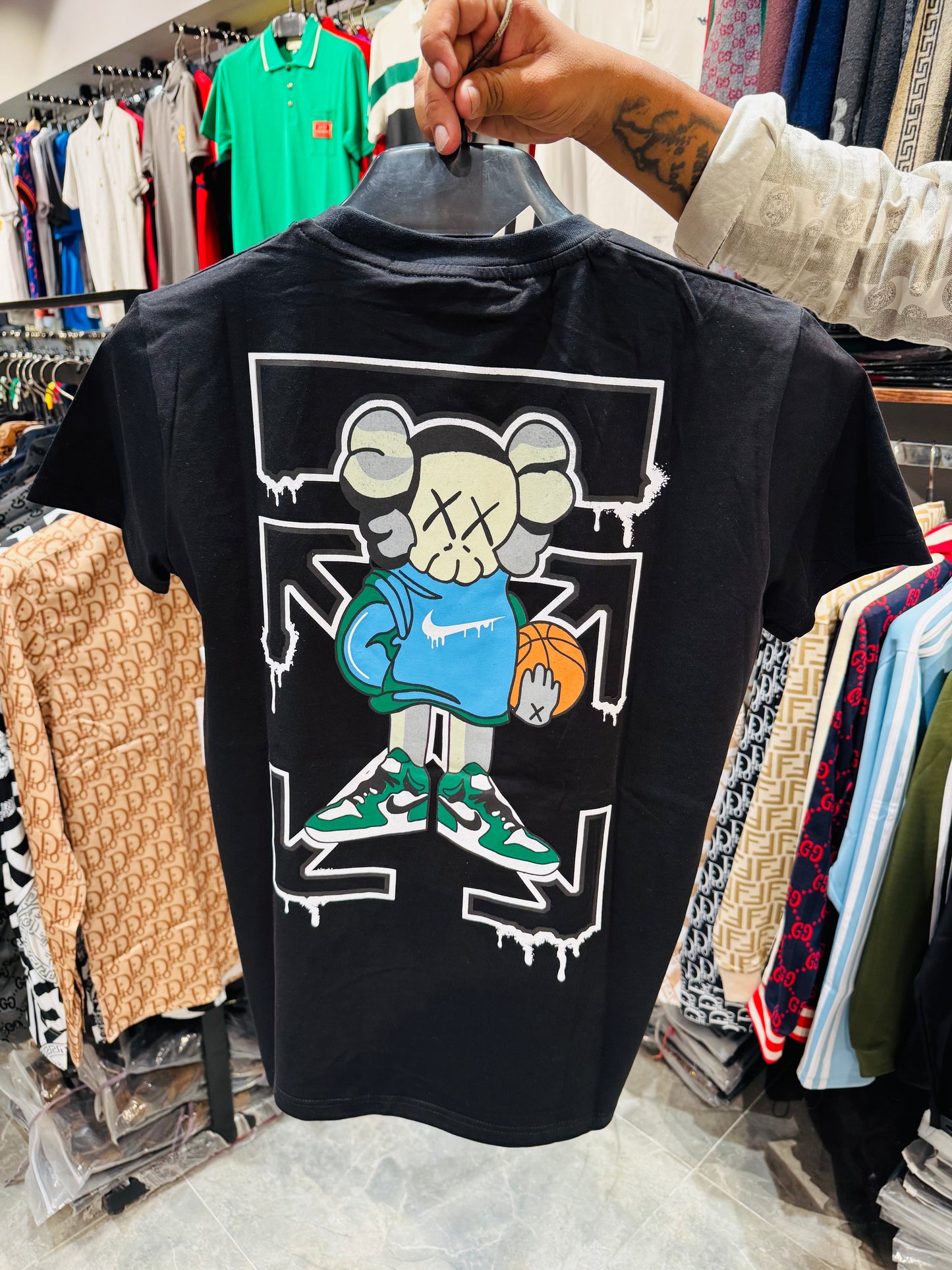 OFF WHITE EMBROIDERY TURKEY TSHIRT