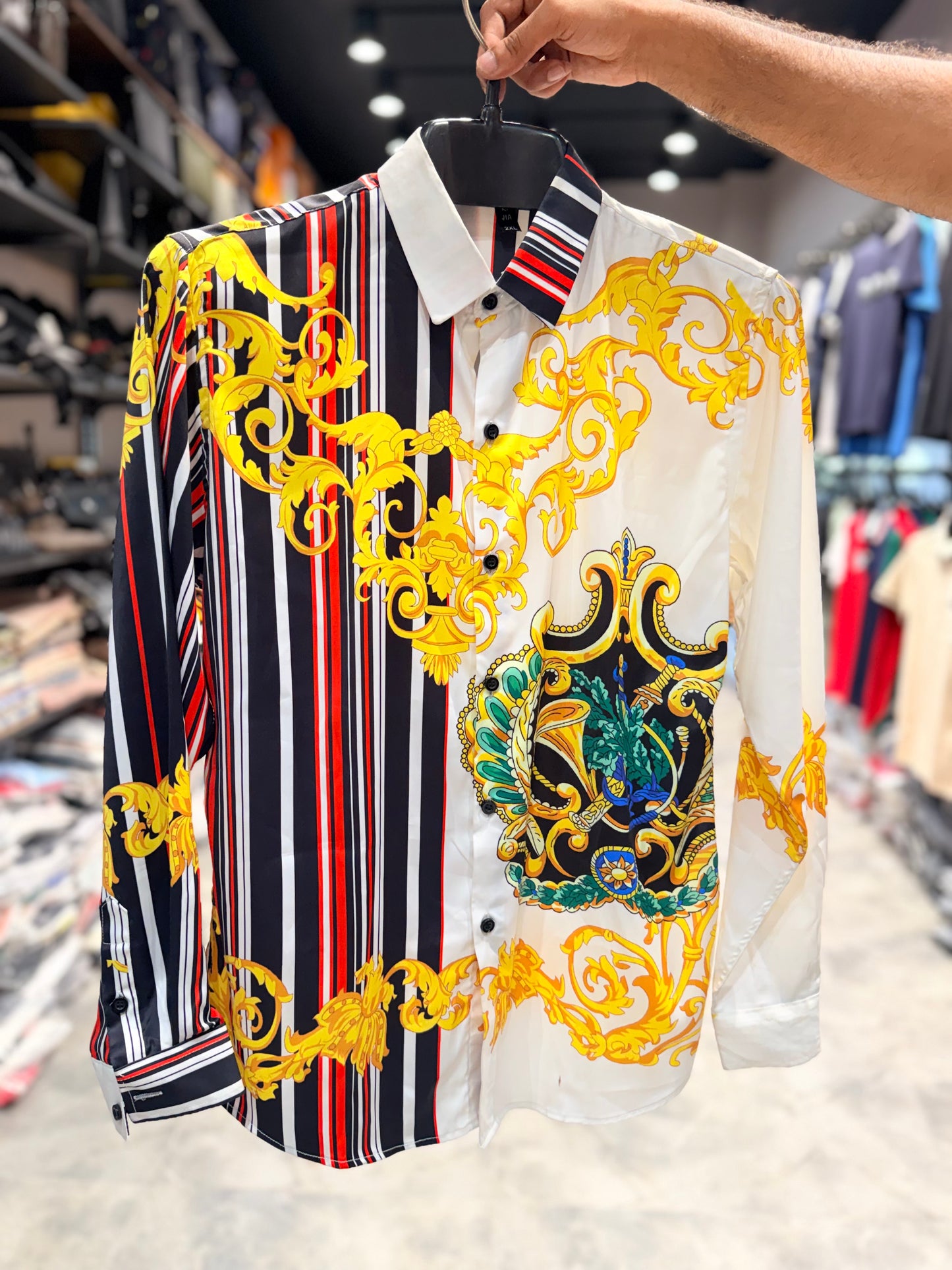 Versace button down