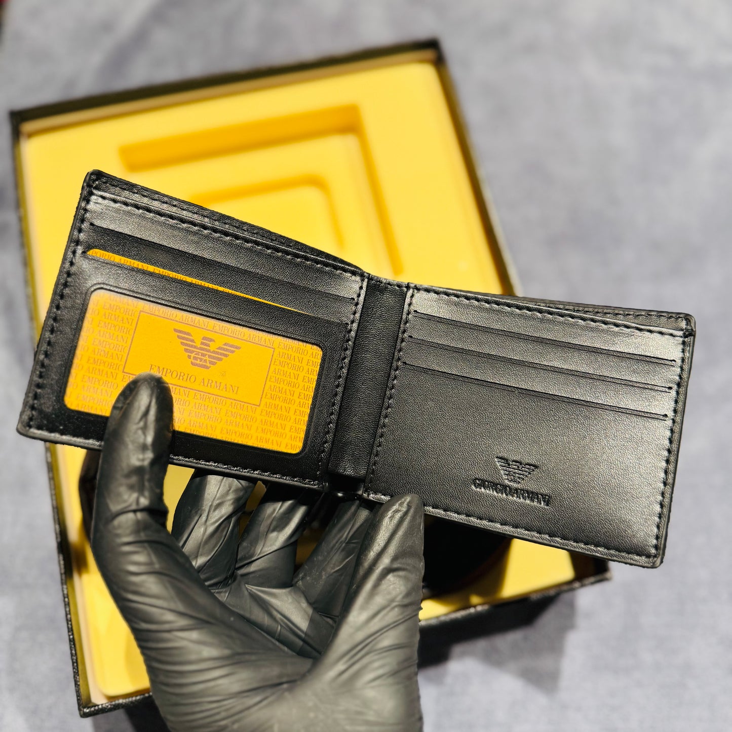 ARMANI BELT AND WALLET