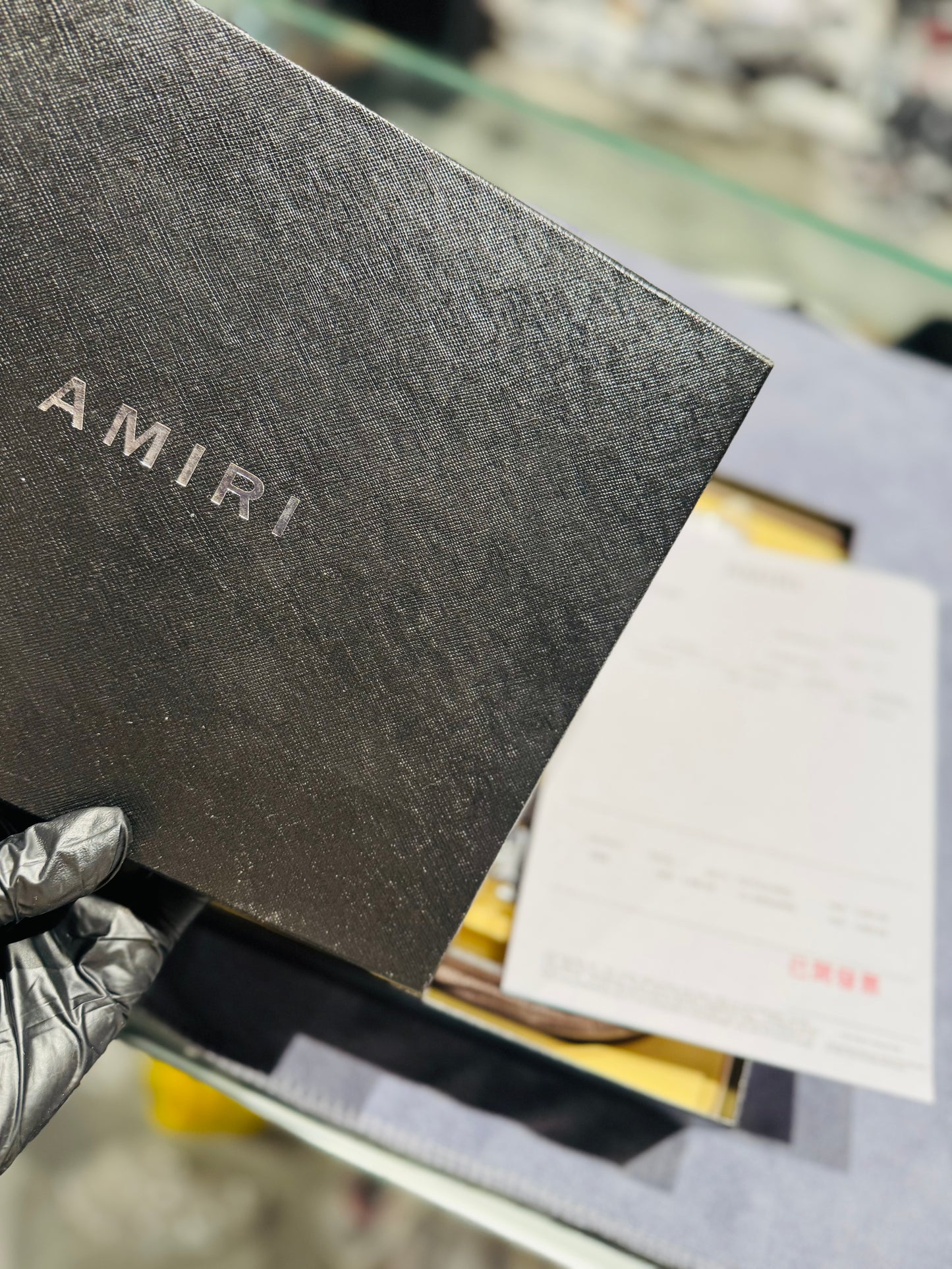 AMIRI BELT AND WALLET