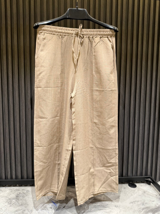 Relaxed Fit Linen Trousers